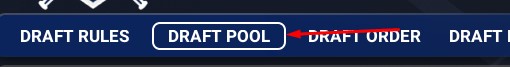 Select DRAFT POOL tab